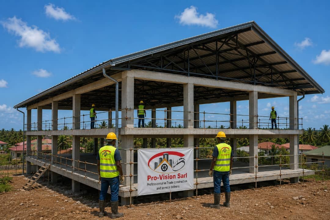 Équipe PRO-VISION préparant un chantier